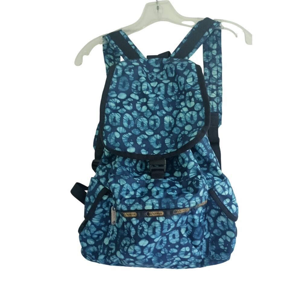 LeSportsac Tulum Pattern Voyager Drawstring Lightweight Backpack